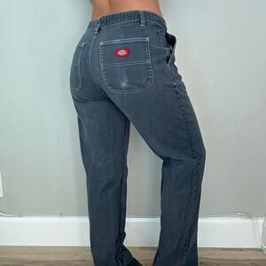 Dickies grey blue denim carpenter jeans